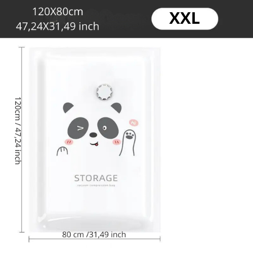 Kit de bolsa de compresión con bomba: Gane un 80 % de espacio